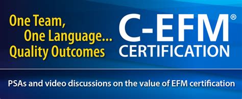 Efm certification. Things To Know About Efm certification. 
